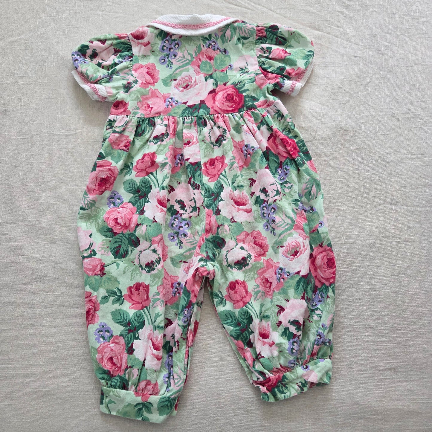 90s Vintage Hartstrings Floral Pantsuit 12 months