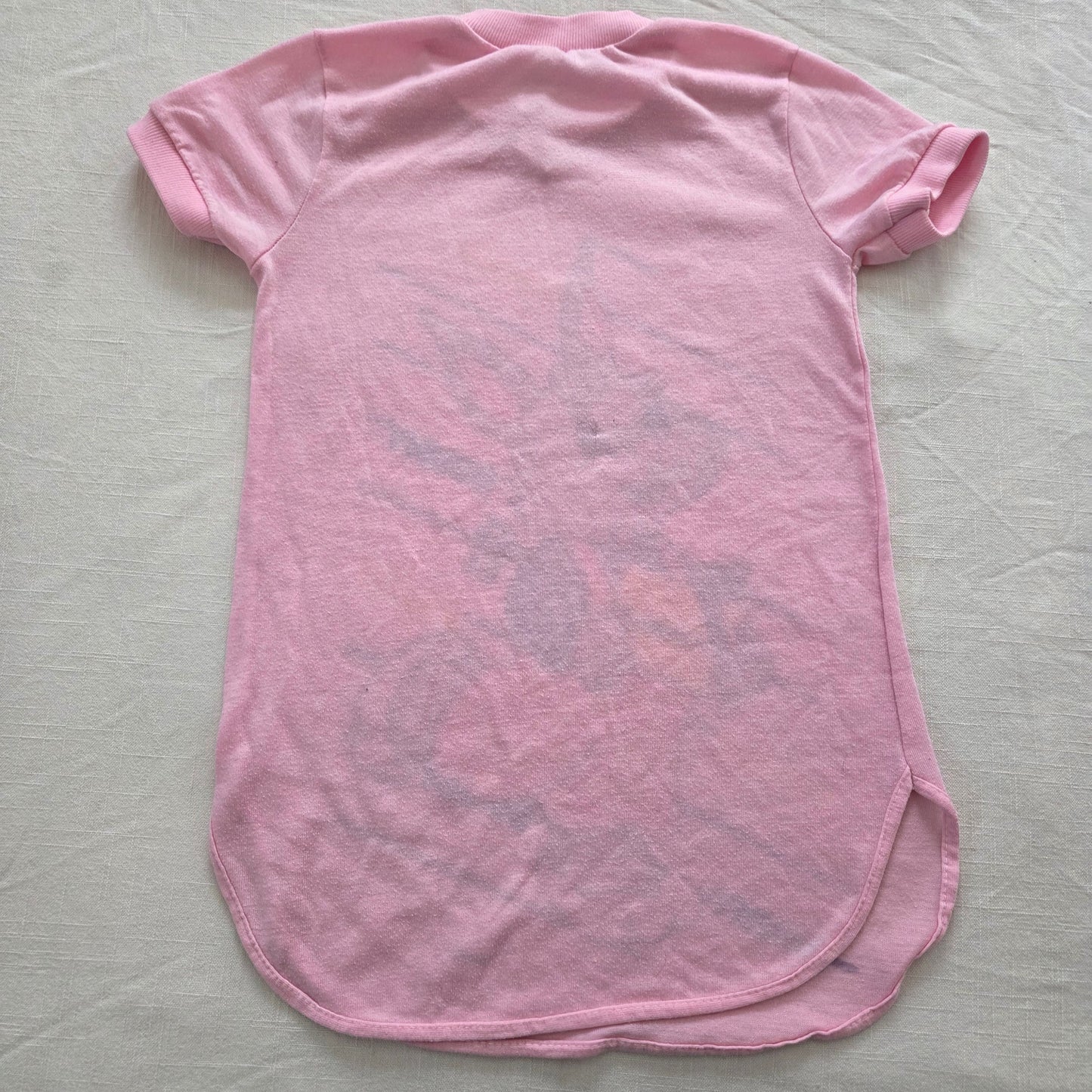 90s Vintage Bunny Pink Nightgown 4t/5t/6