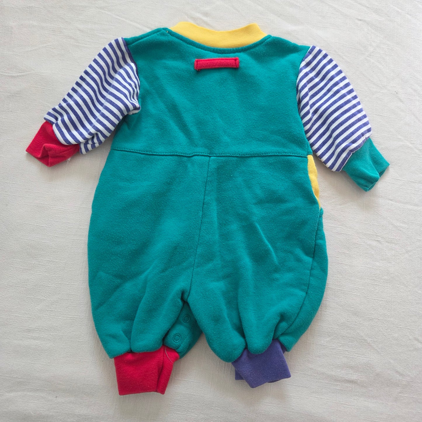 90s Vintage Color Block Bodysuit 0-3 months