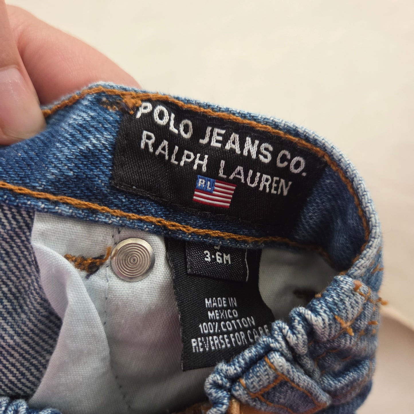 90s Vintage Ralph Lauren Jeans 3-6 months