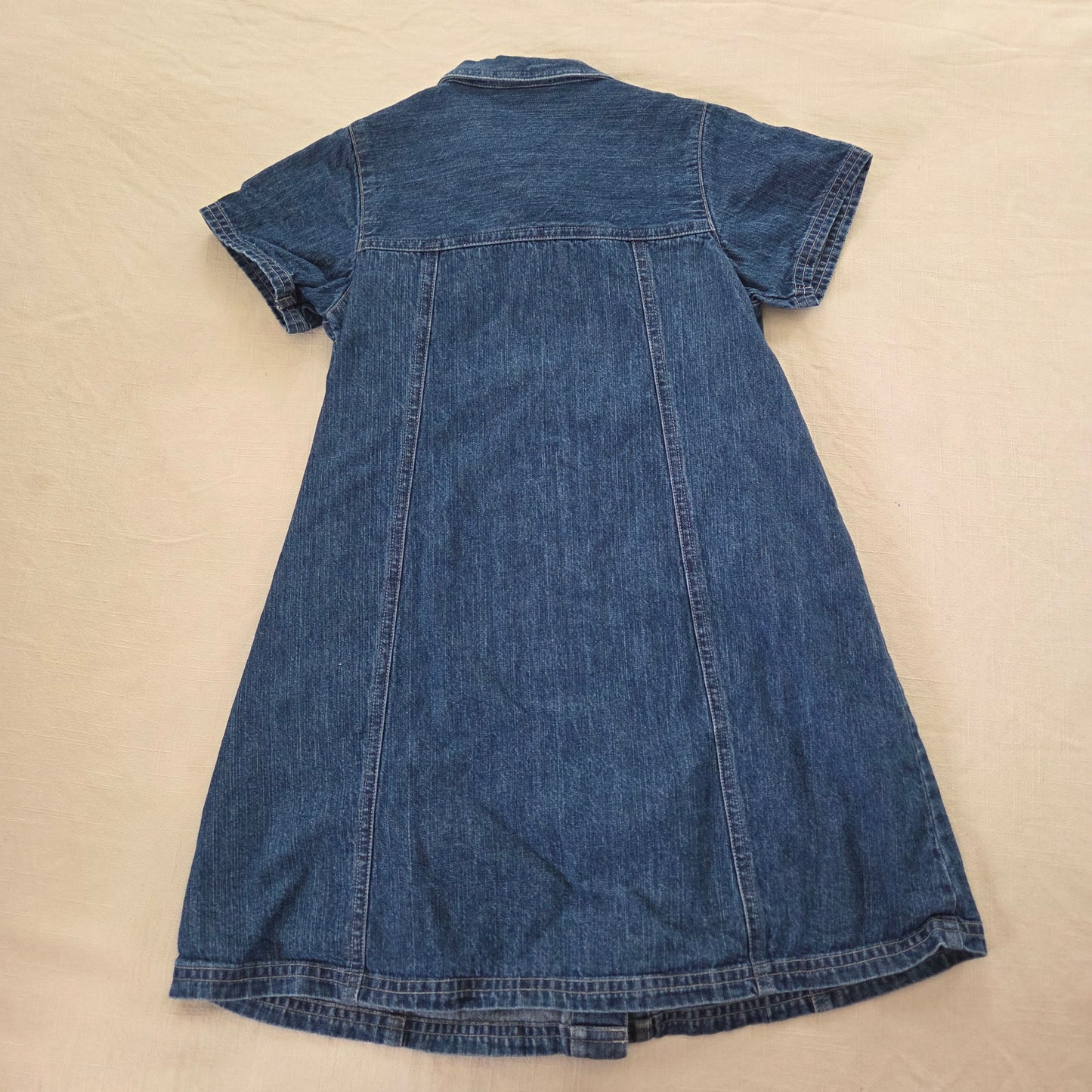 90s/Y2k Vintage Denim Flower Dress kids 6