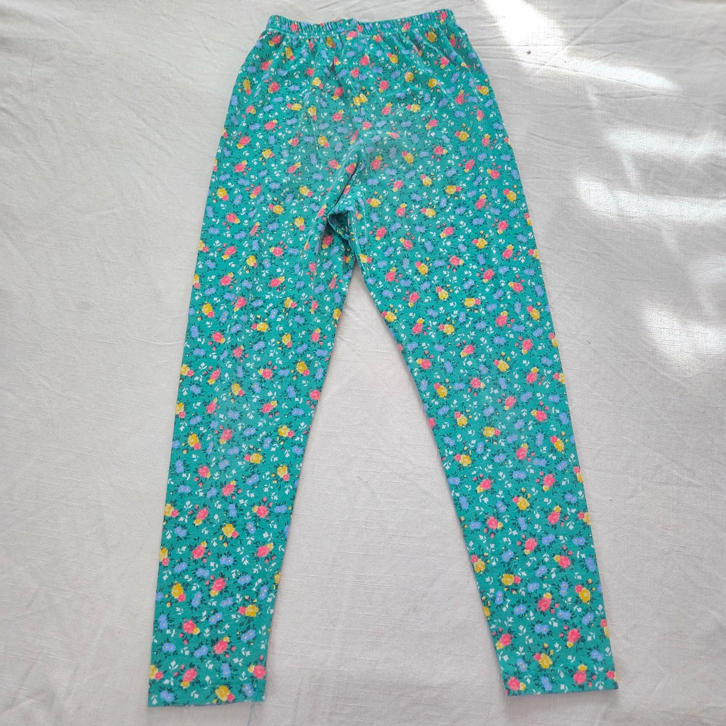90s Vintage Floral Comfy Pants kids 10