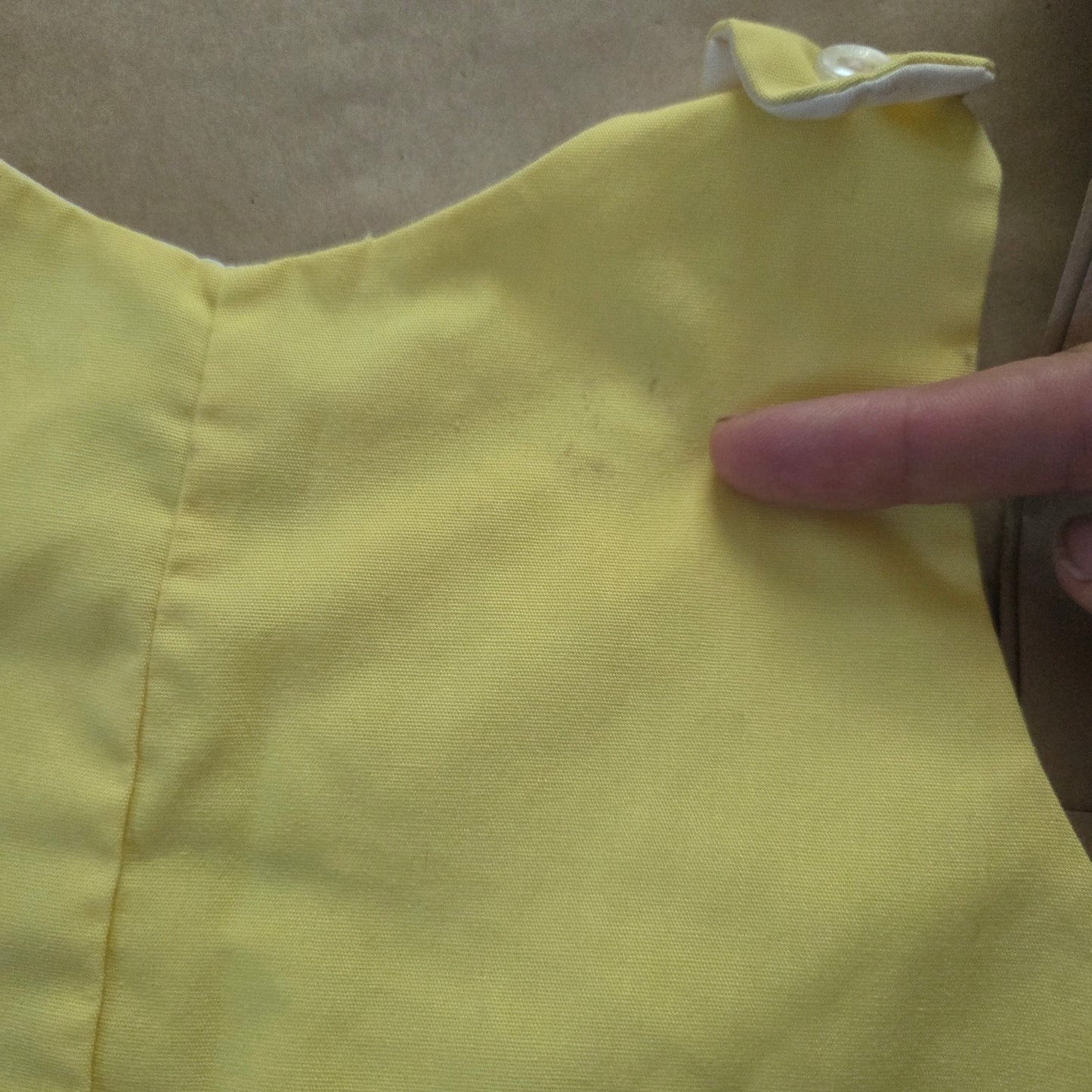 70s Vintage Whale Yellow Jon Jon 3-6 months