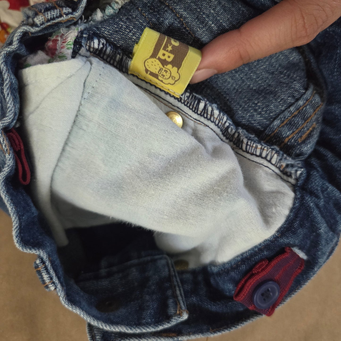 Y2K Levi's Upcycled Jean Skirt 3t/4t