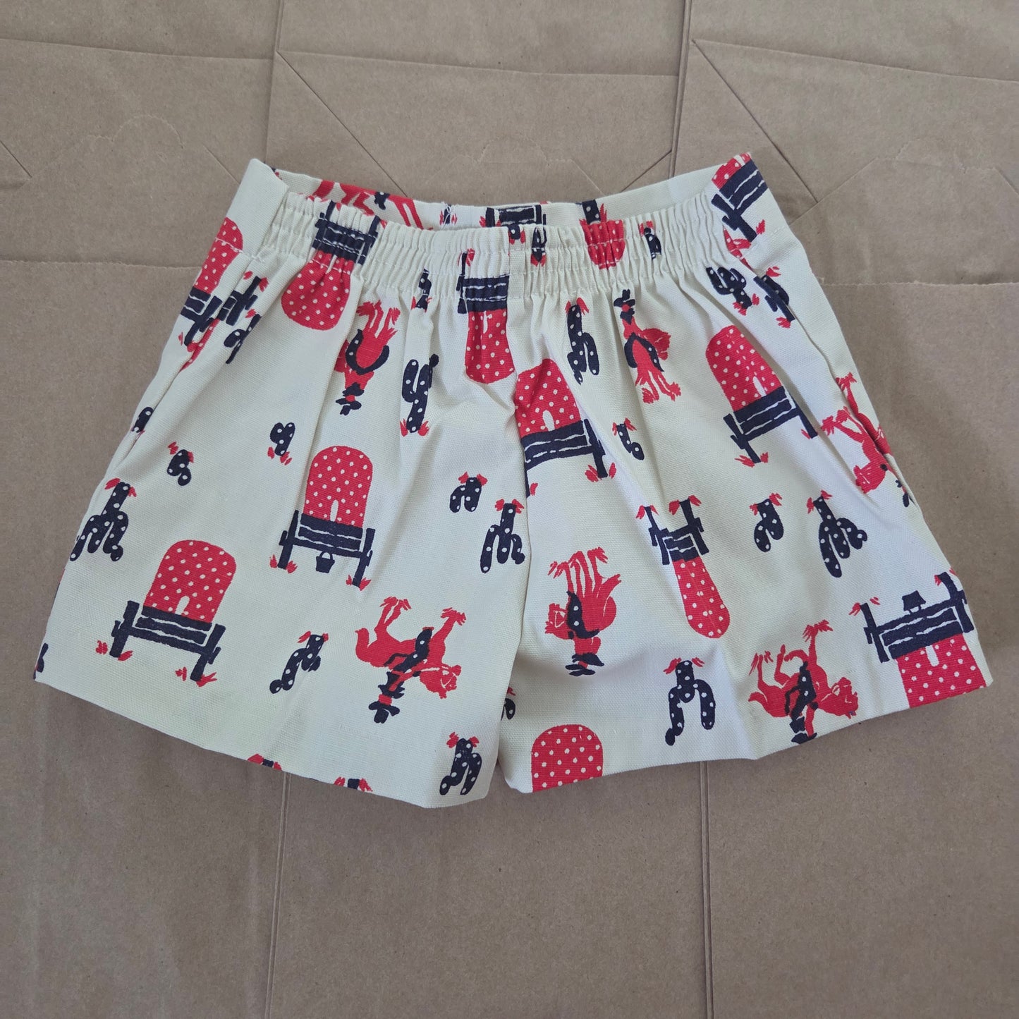 70s Vintage Western Trail Shorts 2t