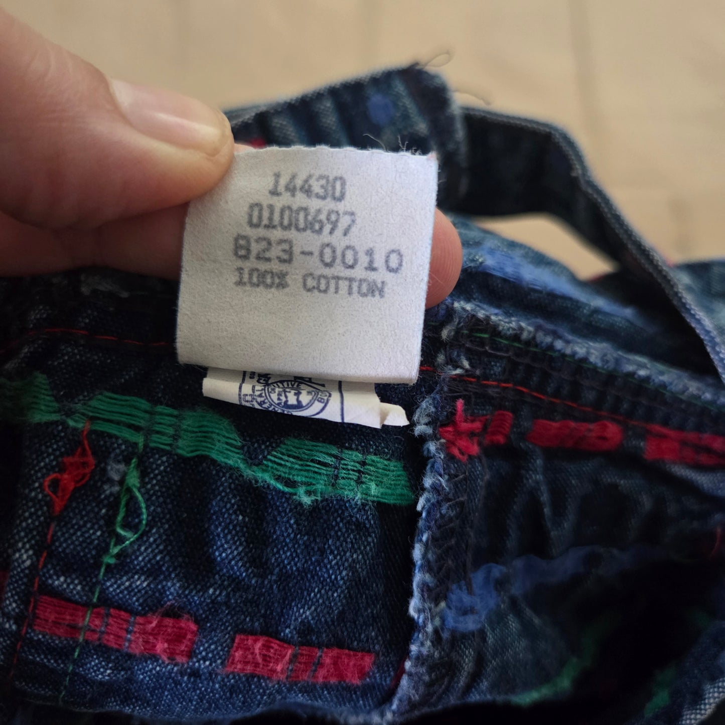 80s/90s Vintage Oshkosh Shapes Overalls 12-18 months