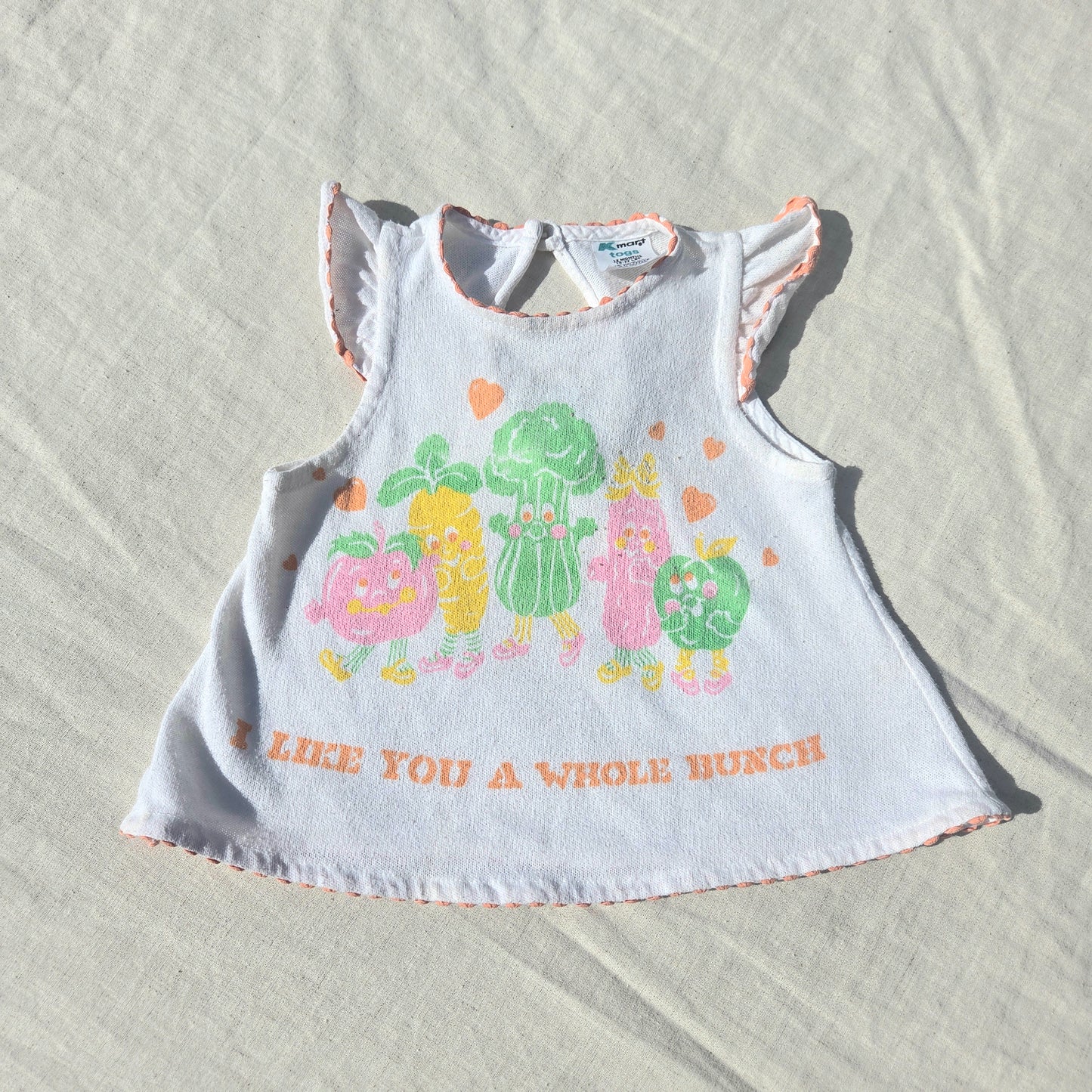 80s Vintage Veggies Tank Top 12 months