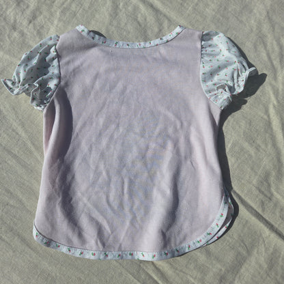 80s Vintage Kermit & Miss Piggy PJ Top 3t