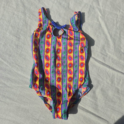 90s Vintage Gymboree Floral Swimsuit 12-18 months
