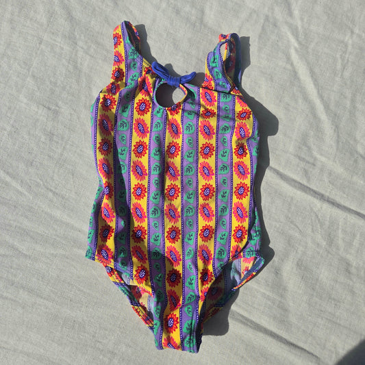 90s Vintage Gymboree Floral Swimsuit 12-18 months