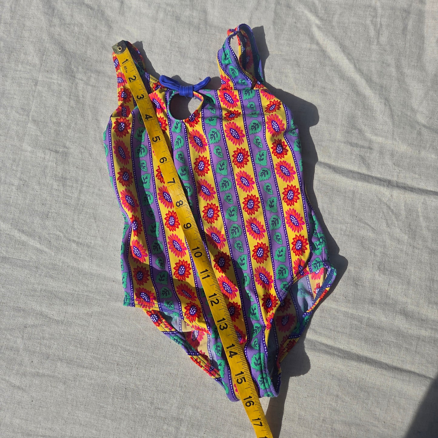 90s Vintage Gymboree Floral Swimsuit 12-18 months