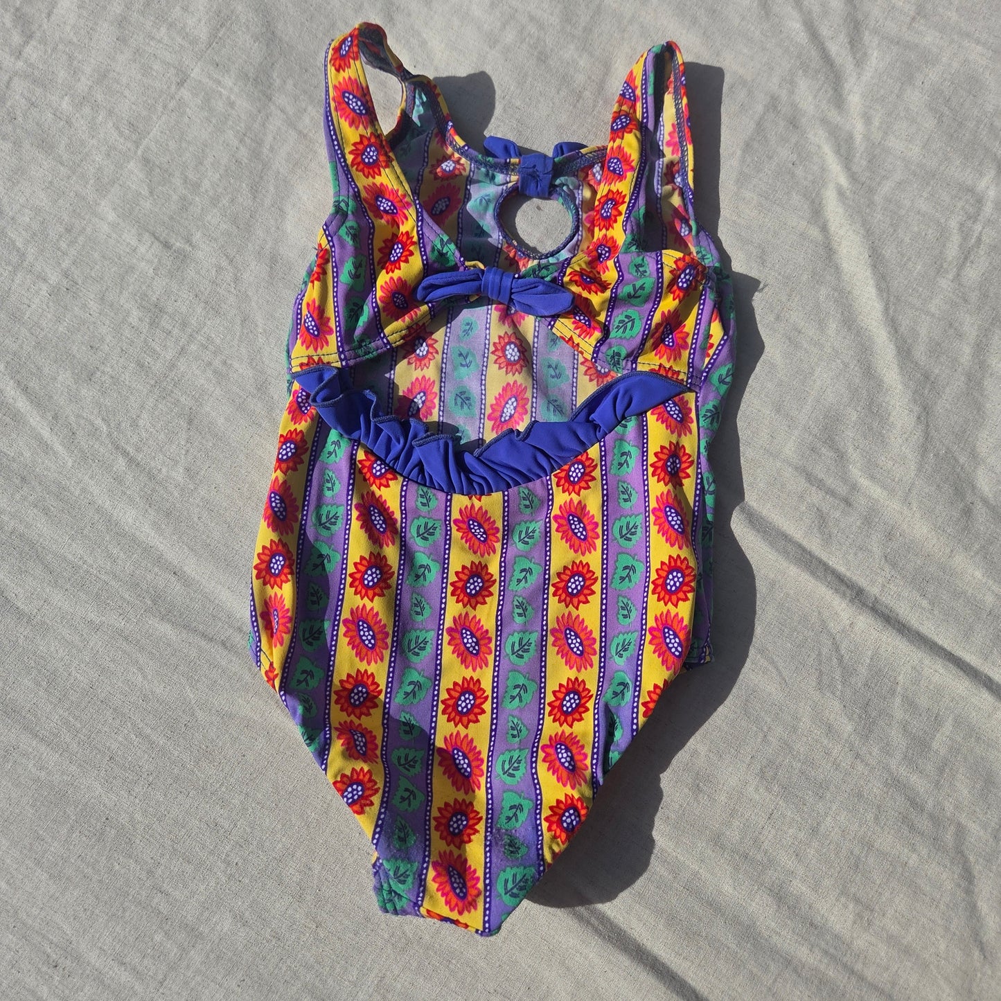 90s Vintage Gymboree Floral Swimsuit 12-18 months