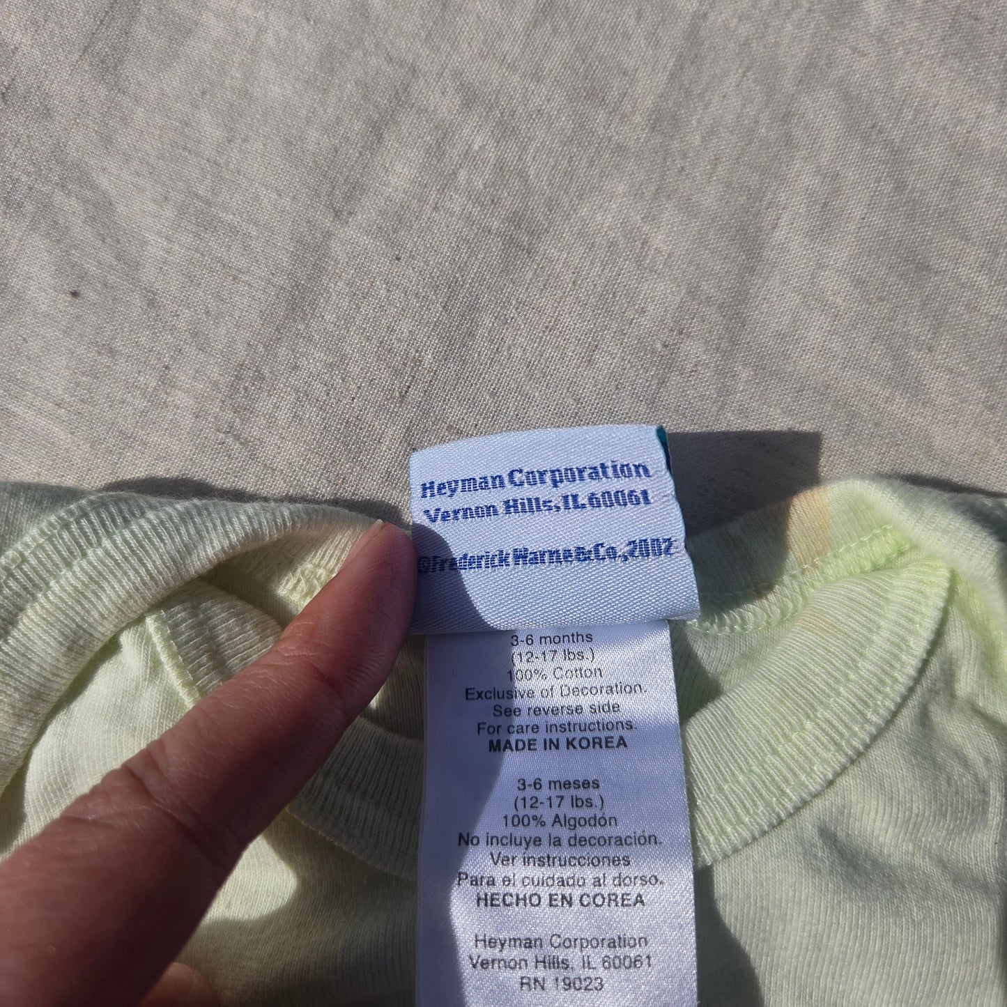 00s Peter Rabbit Cotton Romper 3-6 months