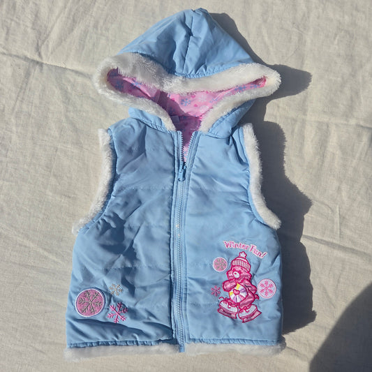 00s Care Bears Hooded Vest 4t