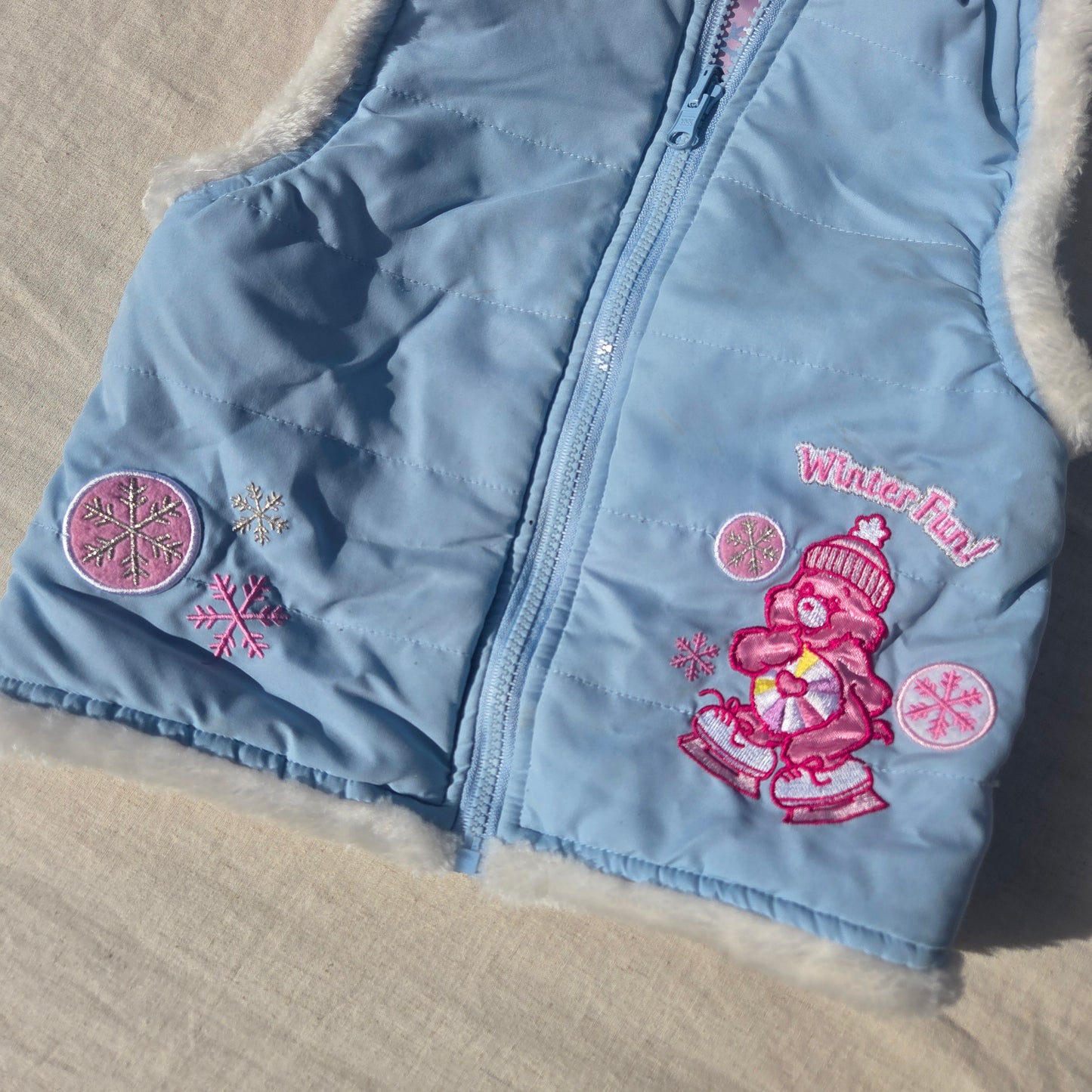 00s Care Bears Hooded Vest 4t