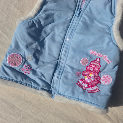 00s Care Bears Hooded Vest 4t