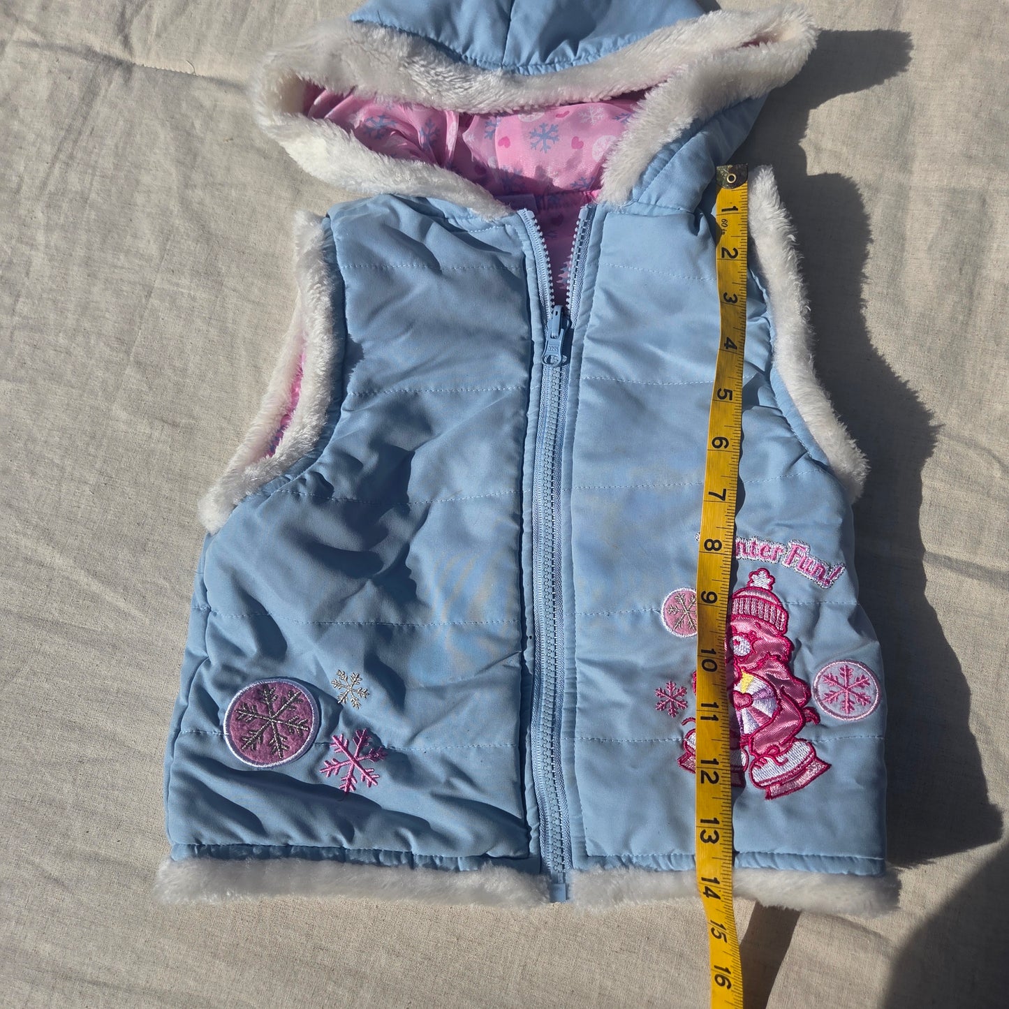 00s Care Bears Hooded Vest 4t