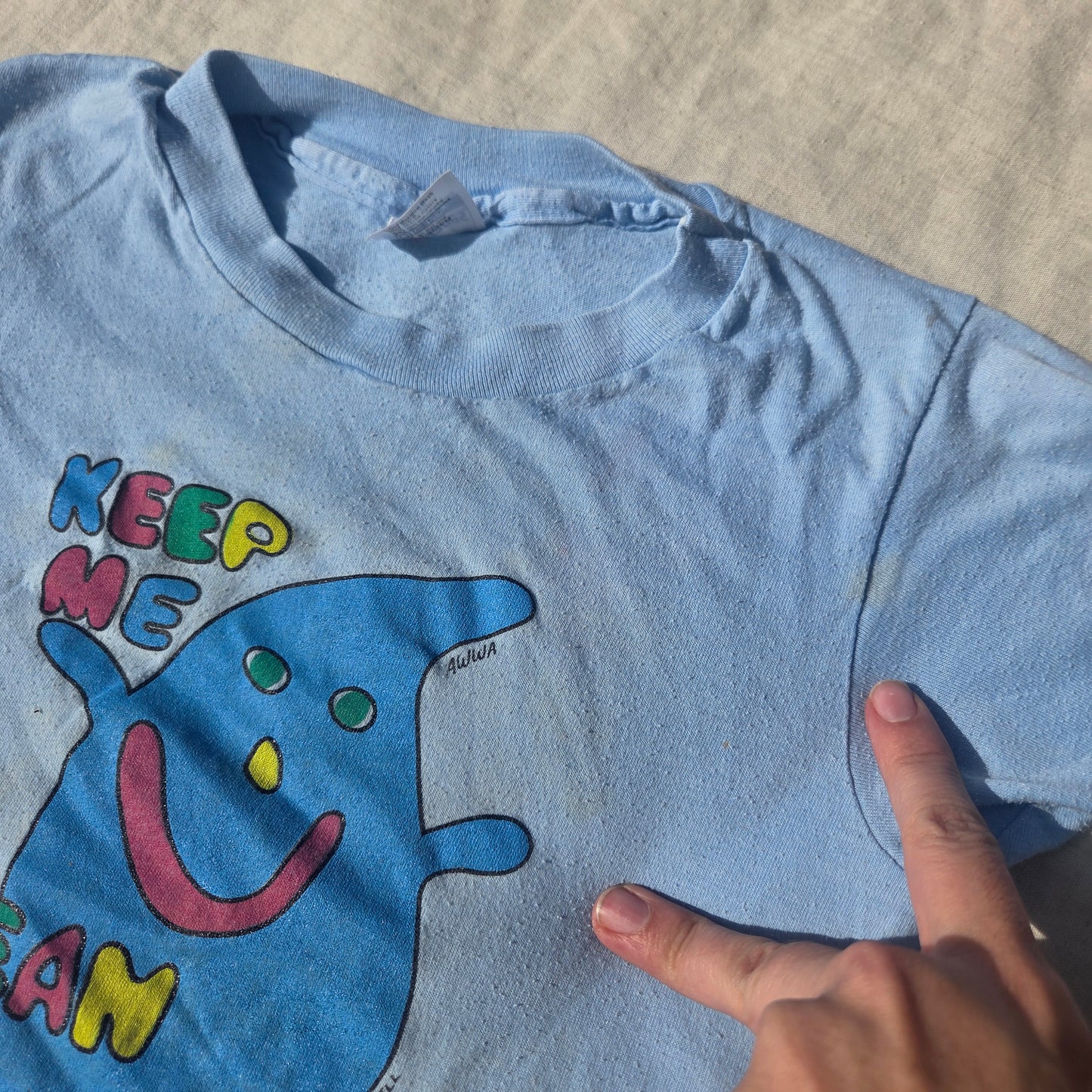 80s "Keep Me Clean" Water Tee kids 7/8