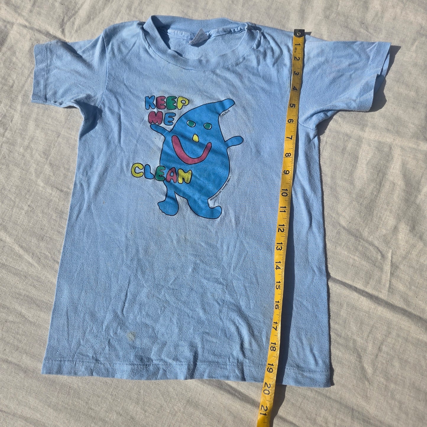80s "Keep Me Clean" Water Tee kids 7/8
