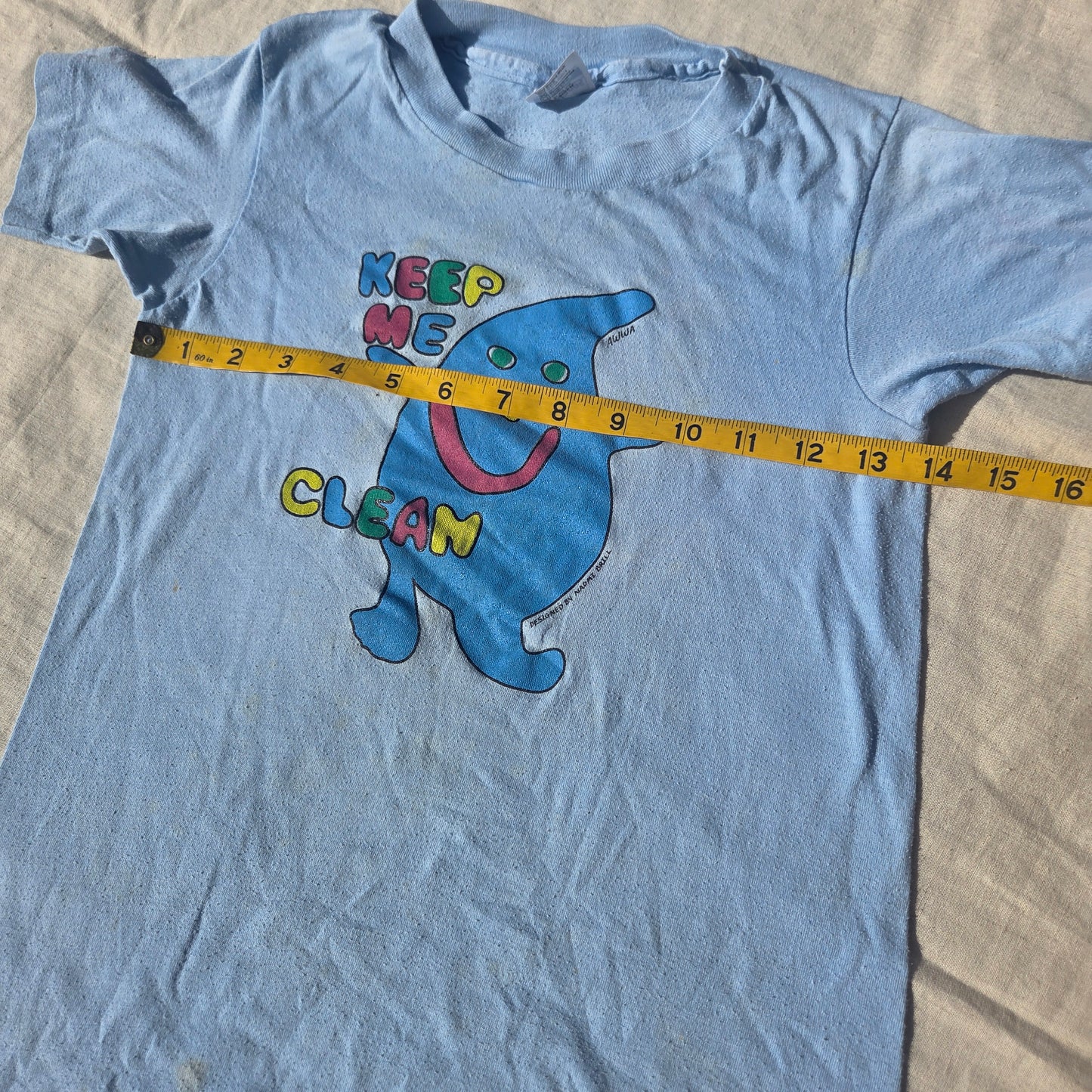 80s "Keep Me Clean" Water Tee kids 7/8