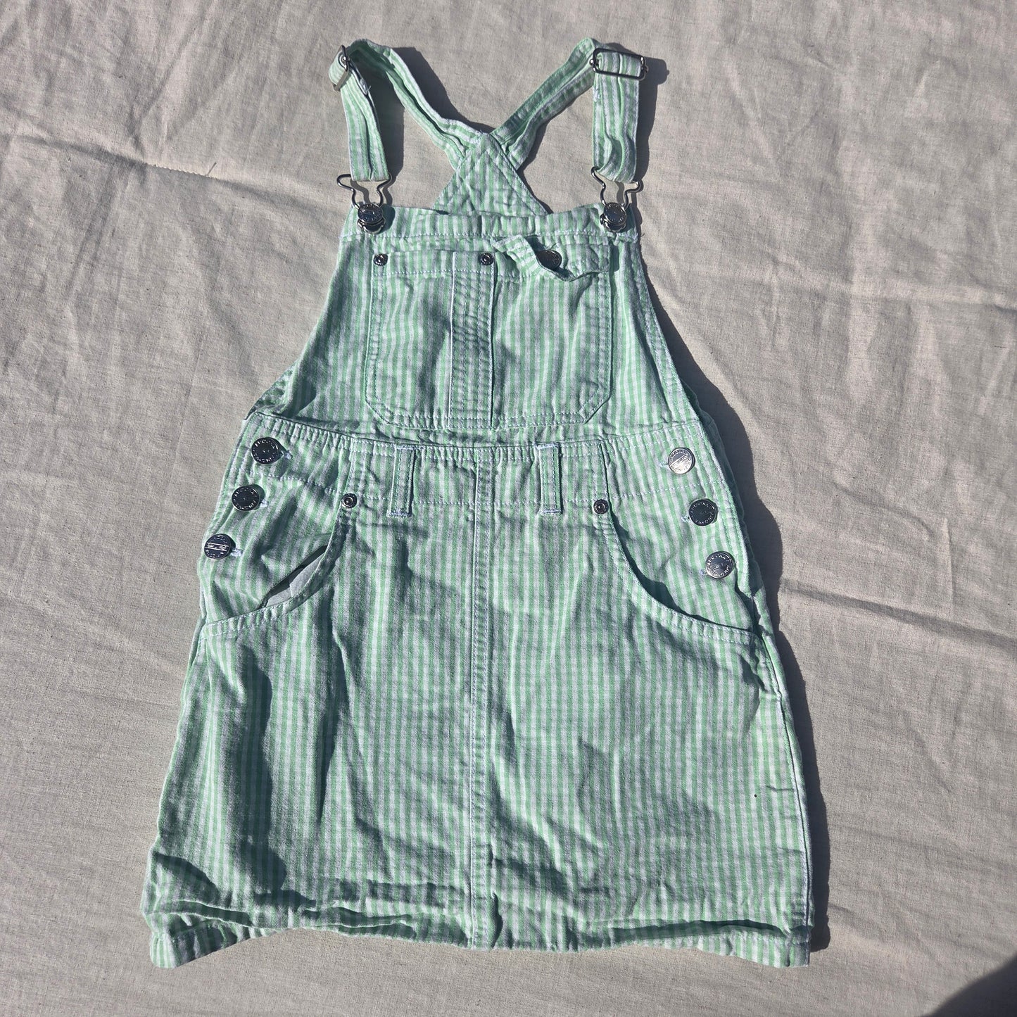 90s Green Gingham Skirtall kids 7