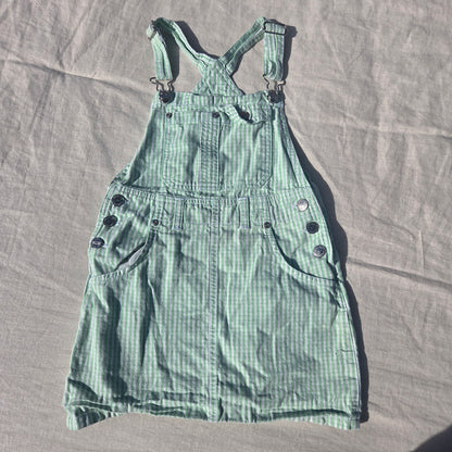 90s Green Gingham Skirtall kids 7
