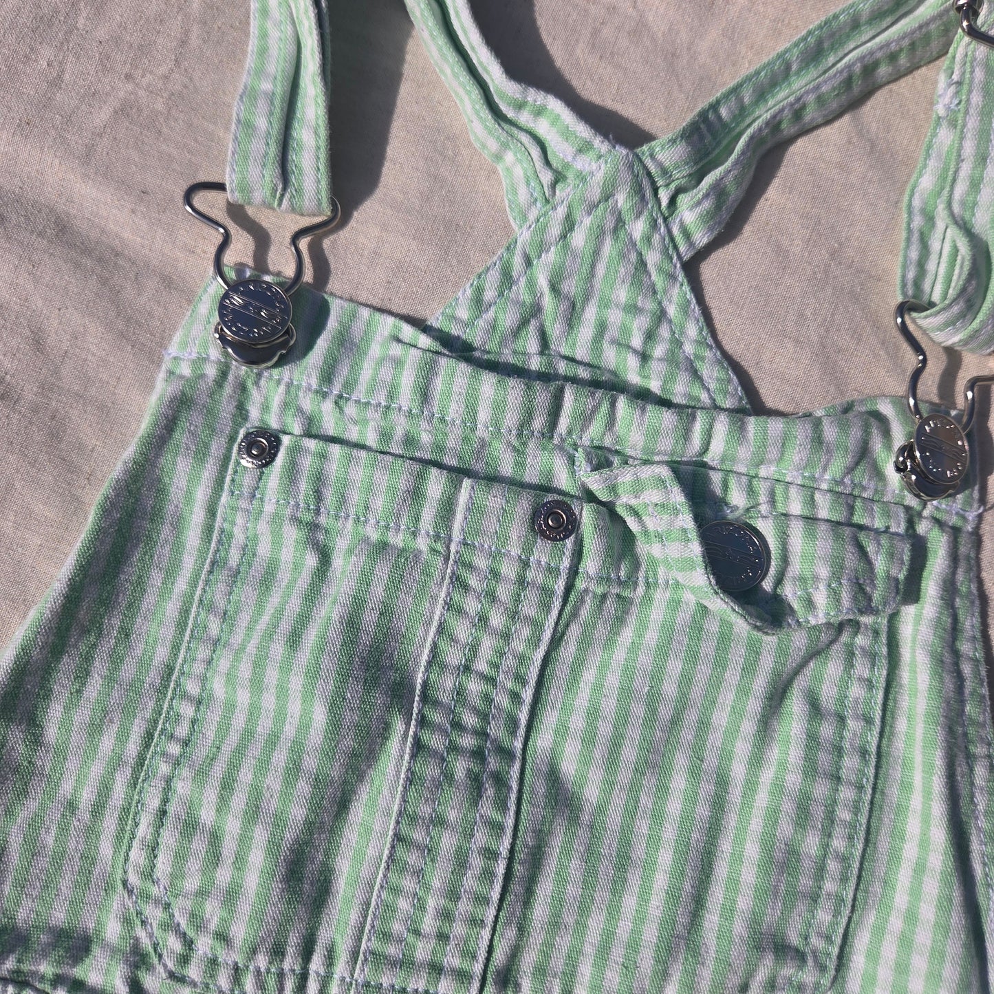 90s Green Gingham Skirtall kids 7