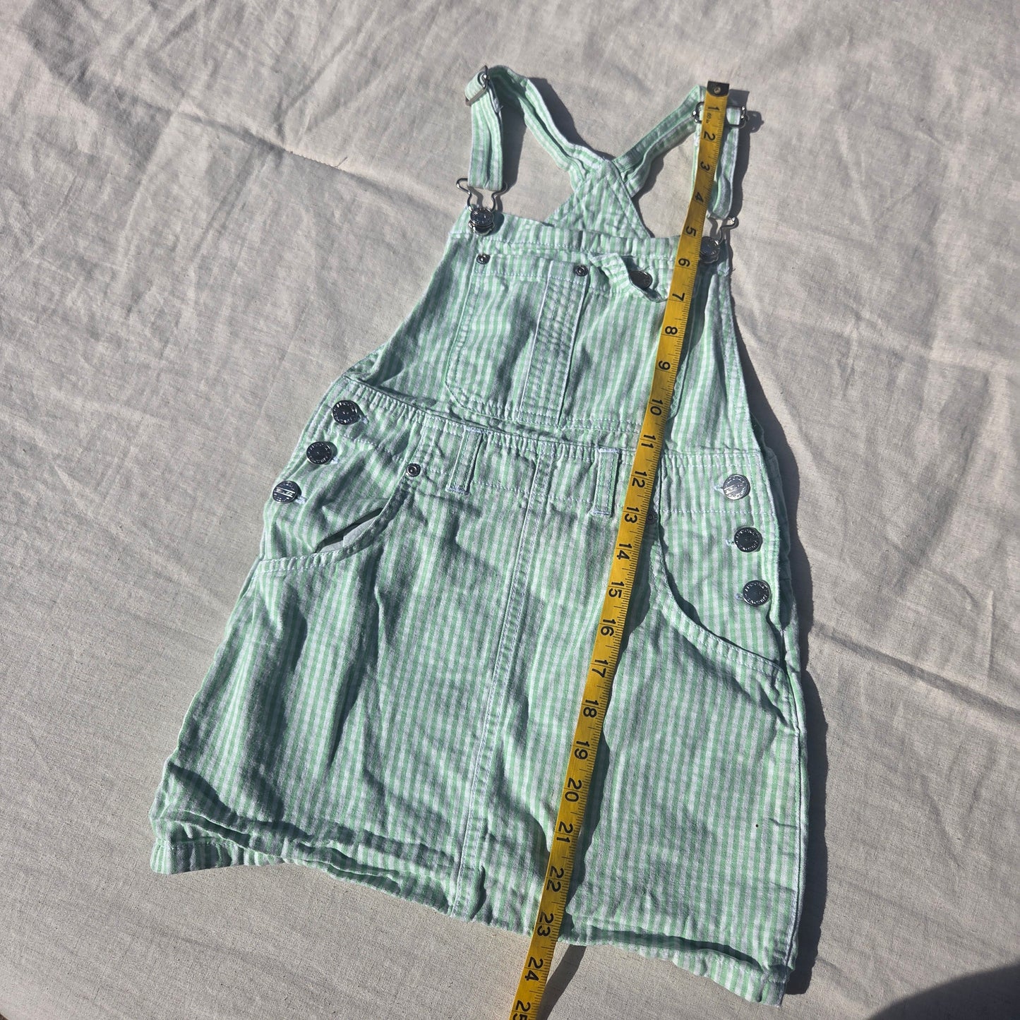 90s Green Gingham Skirtall kids 7