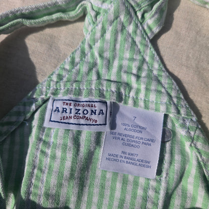 90s Green Gingham Skirtall kids 7