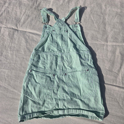 90s Green Gingham Skirtall kids 7