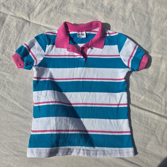 80s Healthtex Striped Shirt kids 7/8