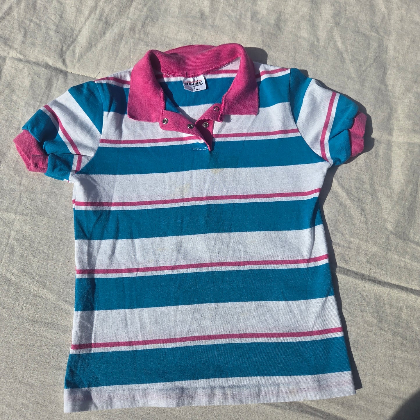 80s Healthtex Striped Shirt kids 7/8