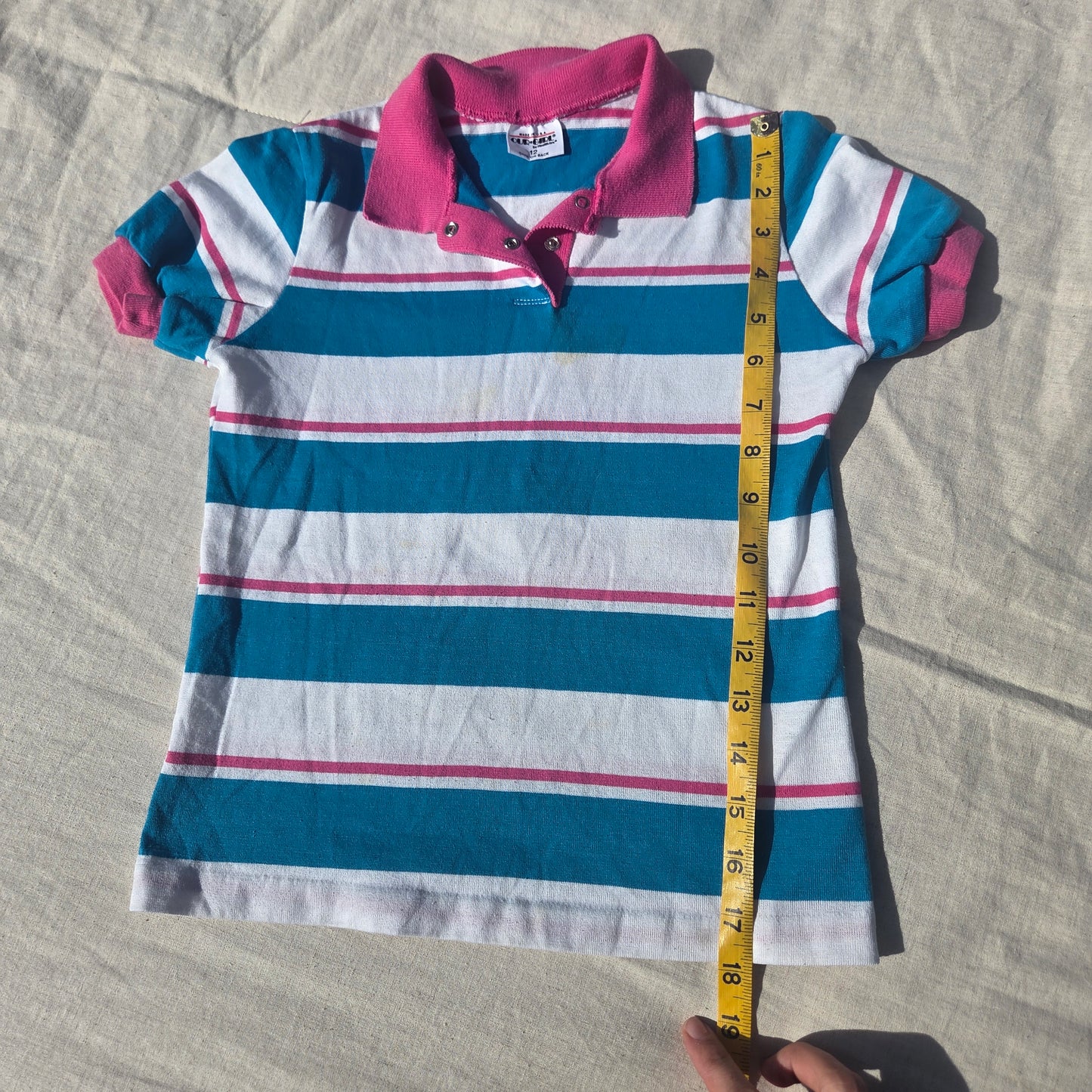 80s Healthtex Striped Shirt kids 7/8