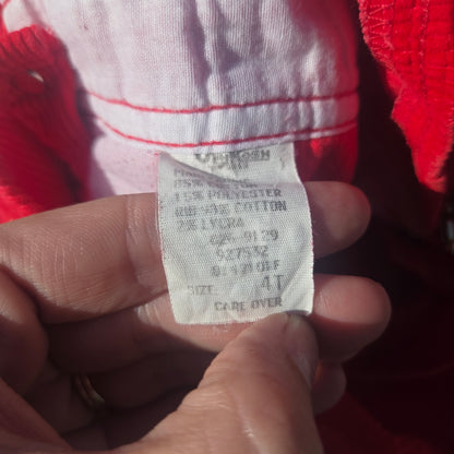 90s Oshkosh Red Cord Jogger Overalls 3t/4t