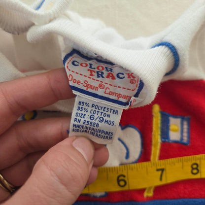 90s Vintage Sailor Bear Shirt 6-9 months