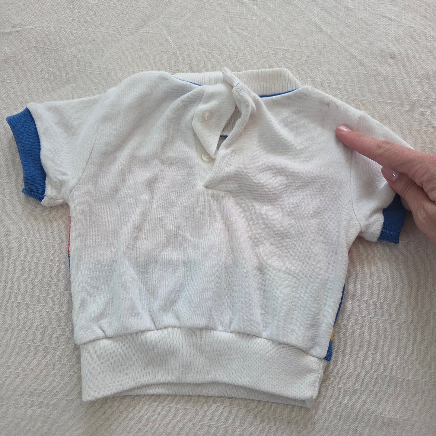 90s Vintage Sailor Bear Shirt 6-9 months