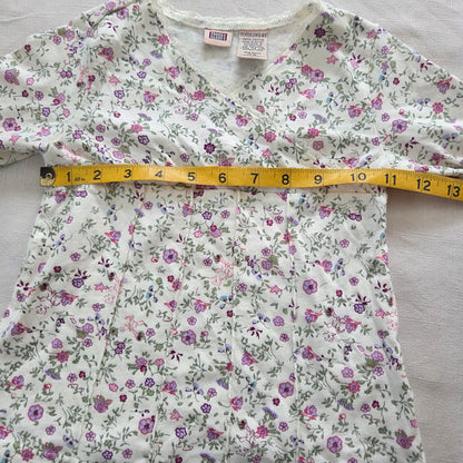 00s Vintage Floral Long Sleeve Top 4t