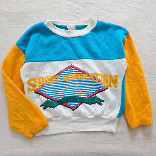 80s Vintage Sport Generation Long Sleeve 4t/5t