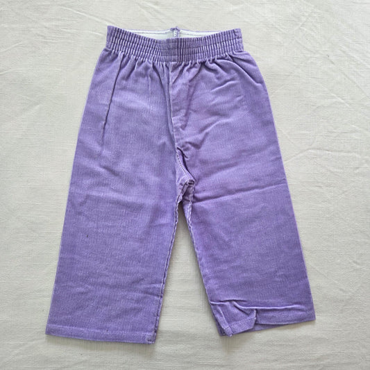 80s Vintage Purple Wide Leg Pants 18 months