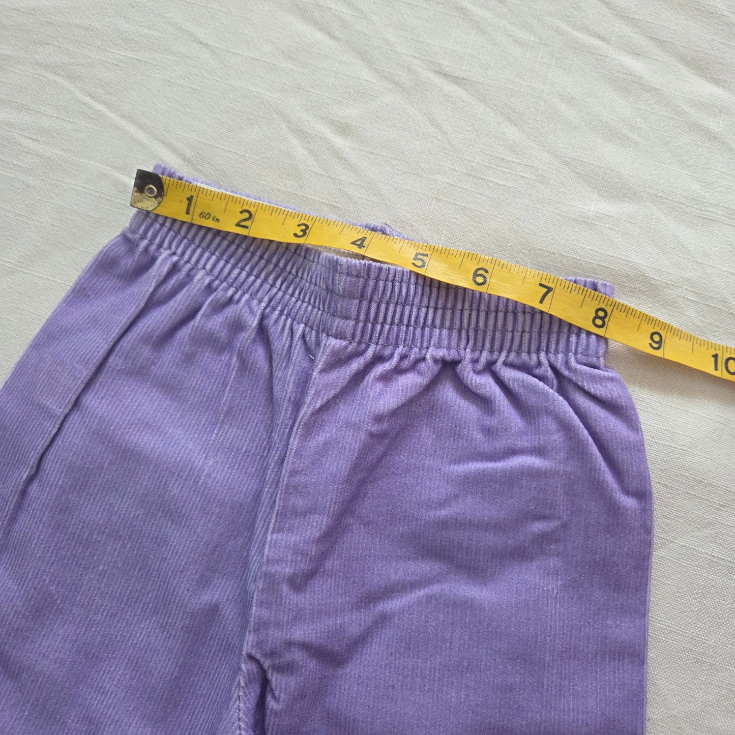 80s Vintage Purple Wide Leg Pants 18 months