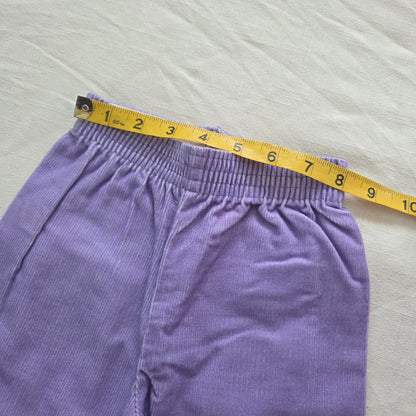 80s Vintage Purple Wide Leg Pants 18 months