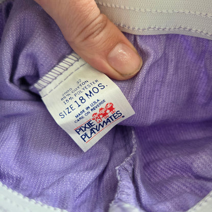 80s Vintage Purple Wide Leg Pants 18 months