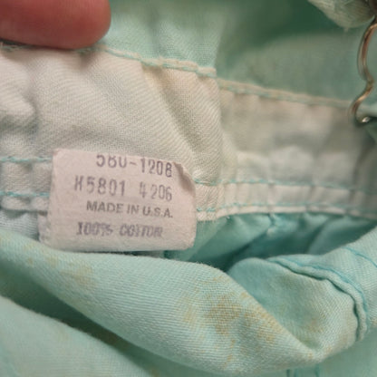 80s Vintage Oshkosh Light Blue Shortalls 12 months
