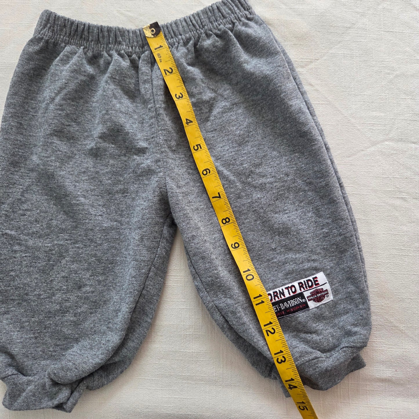 90s Vintage Harley Davidson Jogger Pants 9-12 months