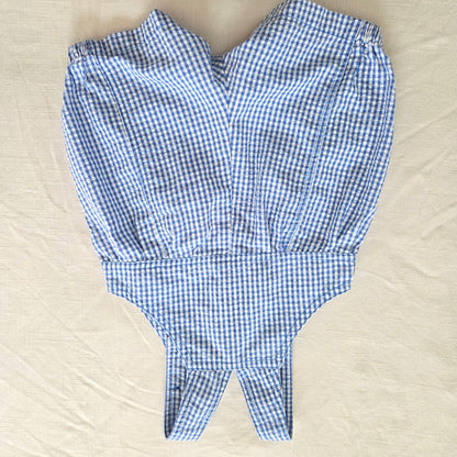 90s Vintage Cupcake Gingham Bubble Shortalls 12 months