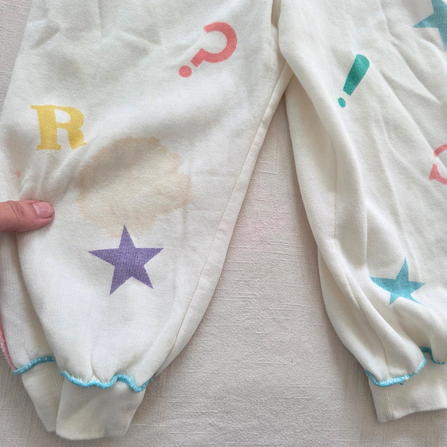 80s/90s Vintage Letters Jogger Overalls 4t