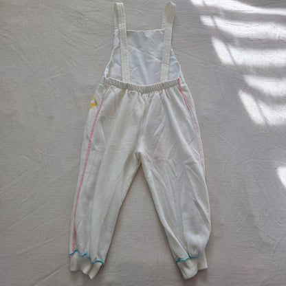 80s/90s Vintage Letters Jogger Overalls 4t