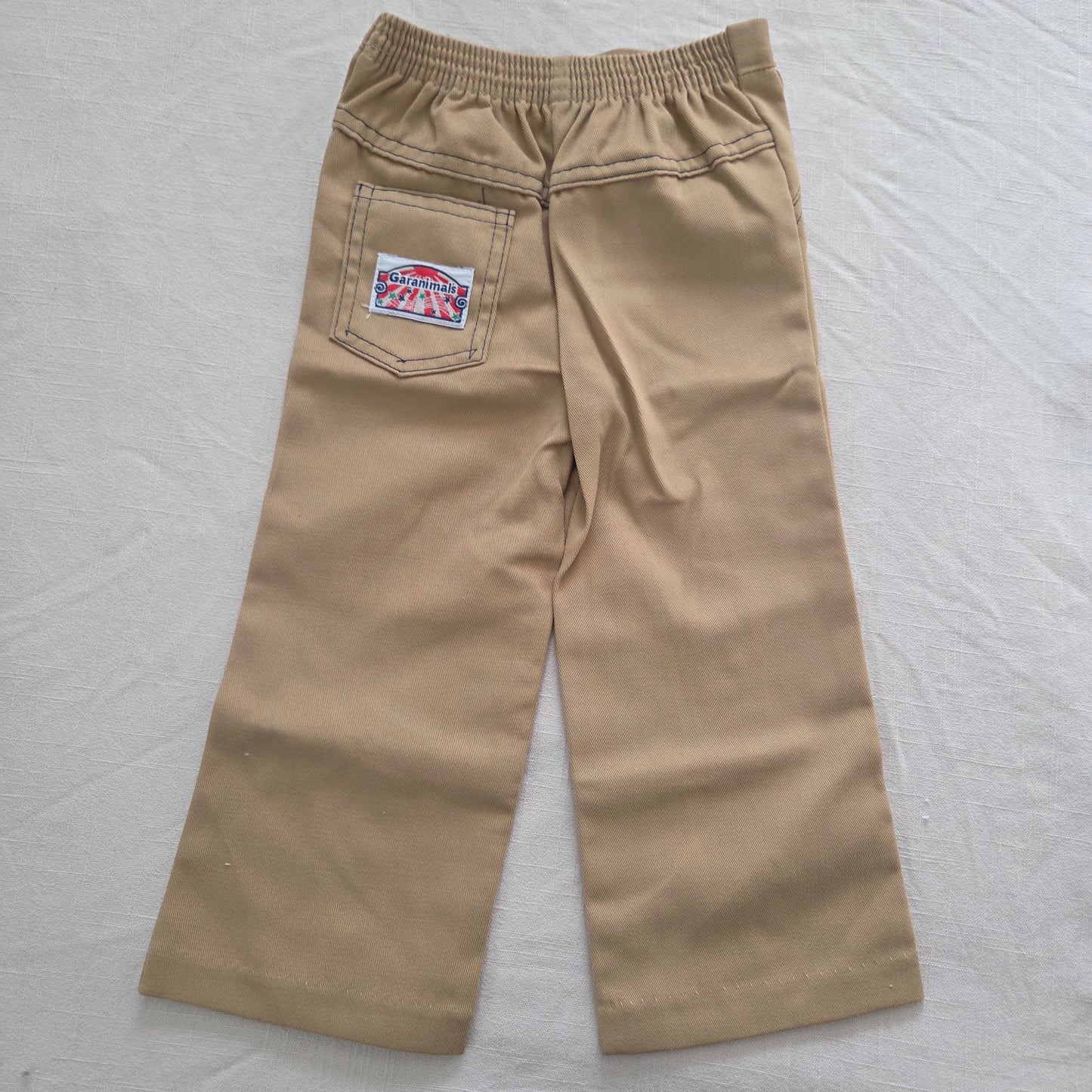 80s Vintage Deadstock Tan Pants 3t