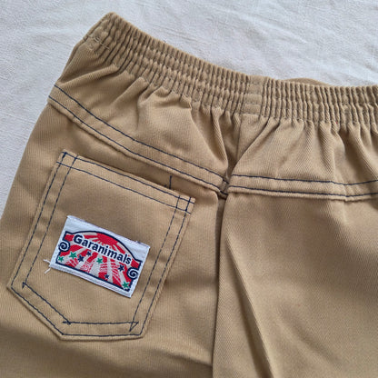 80s Vintage Deadstock Tan Pants 3t