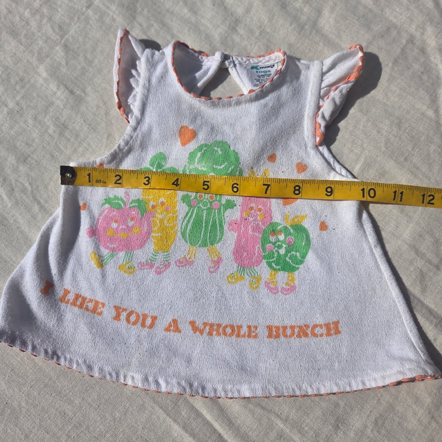 80s Vintage Veggies Tank Top 12 months